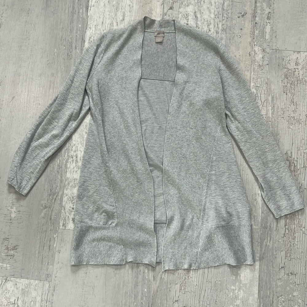 Chicos Gray Cardigan